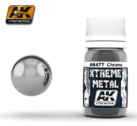 Scalehobbyist.com: Xtreme Metal Chrome Metallic Paint by AK Interactive