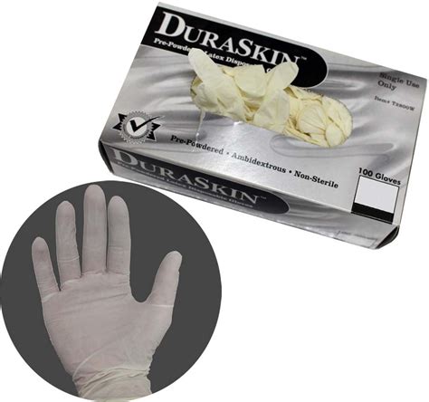 Large Size 5 Mil Latex Disposable Exam Gloves In 100 Count Box - Walmart.com - Walmart.com