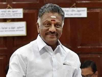 Panneerselvam appointed leader of the house in Tamil Nadu assembly | Chennai News - Times of India