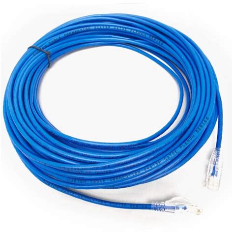 Custom Cable Connection 50 Foot 350 MHz Cat 5e Ethernet Patch Plenum ...