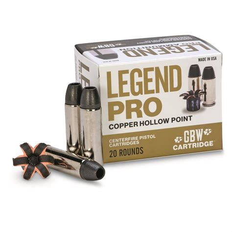 GBW Cartridge, Legend Pro, .460 S&W, CHP, 200 Grain, 20 Rounds - 697476 ...