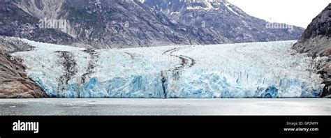 Dawes Glacier calving glacier Endicott Arm Inside Passage Southeast ...