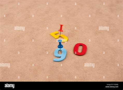 Colorful numbers on a background Stock Photo - Alamy