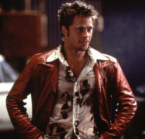 Tyler Durden's Rust Red Leather Jacket » BAMF Style