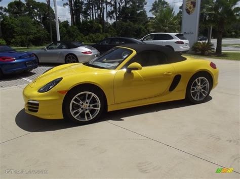 Racing Yellow 2013 Porsche Boxster Standard Boxster Model Exterior ...