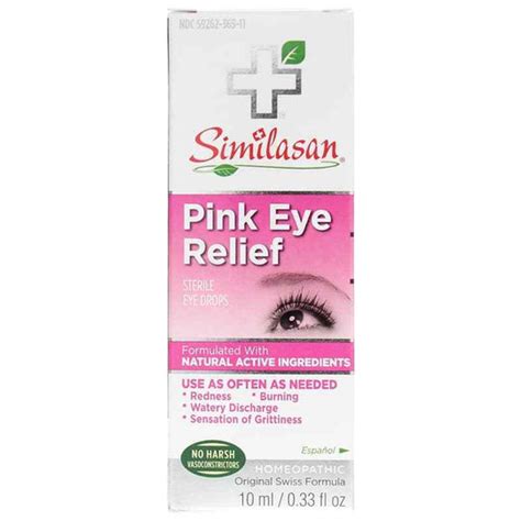 Pink Eye Relief Sterile Eye Drops, Similasan