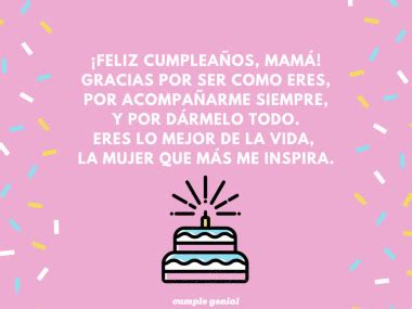 Poemas de Cumpleaños para mi Mamá - Cumple Genial