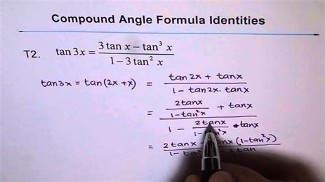 Compound Angle Identity tan(3x) Formula Derivation - YouTube