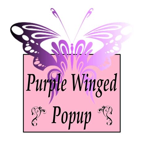 Purple Winged Pop-up
