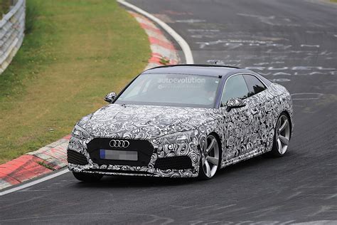 2018 Audi RS5 Coupe Spied Testing On The Nurburgring - autoevolution