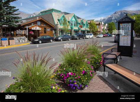 Downtown historic area canmore in hi-res stock photography and images - Alamy