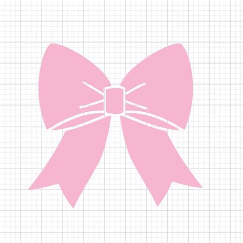 Cheer Bow SVG Clipart SVG File Vector Cut File Cricut - Etsy