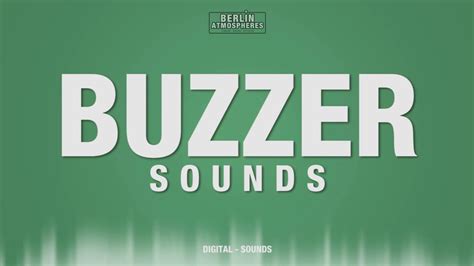 Buzzer SOUND EFFECT - Buzz SOUNDS Buzzing SFX - YouTube