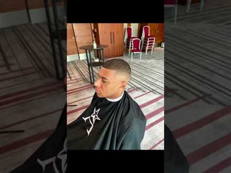 Kylian Mbappe new haircut 🔥 - YouTube