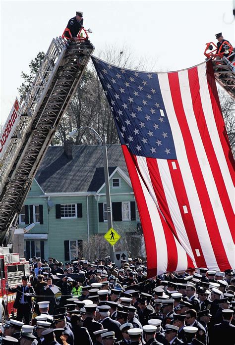 Scenes from firefighter Michael Kennedy’s funeral