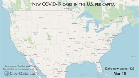 [OC] Heatmap of new COVID-19 cases in the U.S. (Video) : r/dataisbeautiful