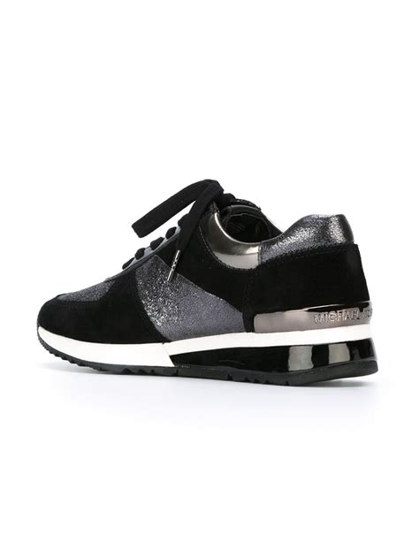 Lyst - Michael Michael Kors Panelled Sneakers in Black