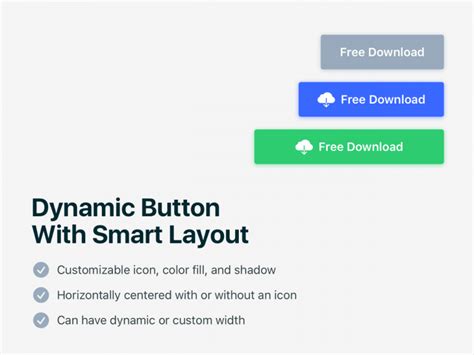 Smart Buttons - Free Sketch Resource | Sketch Elements