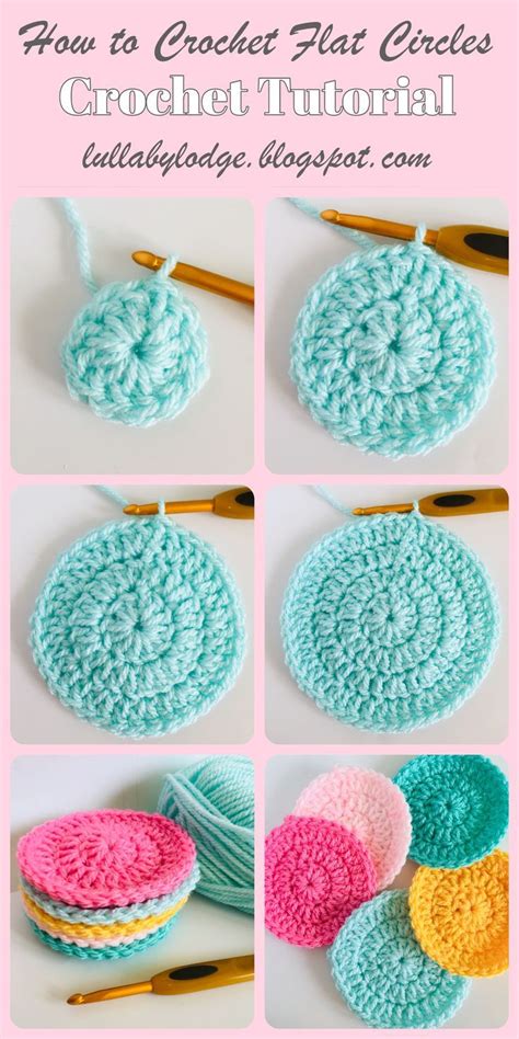 How to crochet flat circles, three different ways... | Beginner crochet projects, Crochet circle ...