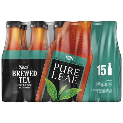 Pure Leaf Mint Iced Tea (18.5 fl oz) - Instacart