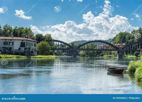 BRIVIO, ITALY/ EUROPE - SEPTEMBER 18: Bridge Over the Adda River ...