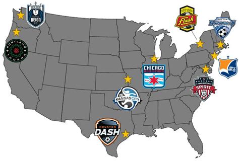 Mls Soccer Teams Map