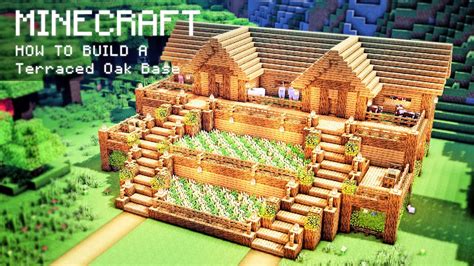 Minecraft: How To Build a Terraced Oak Survival Base - YouTube