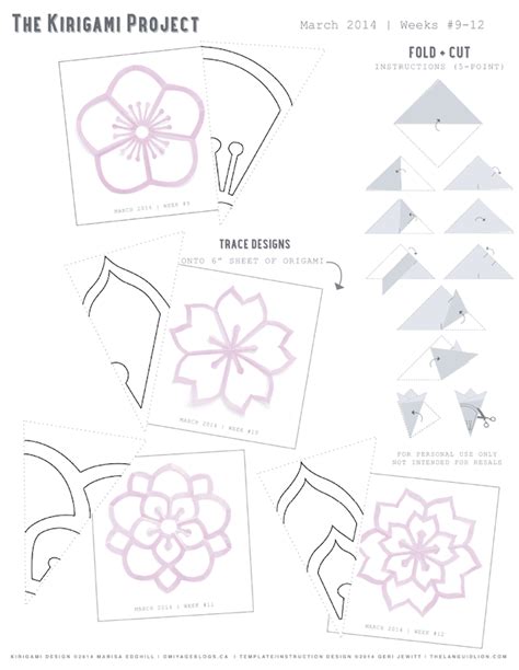 Omiyage Blogs: The Kirigami Project - Week 12 - Double Sakura ...