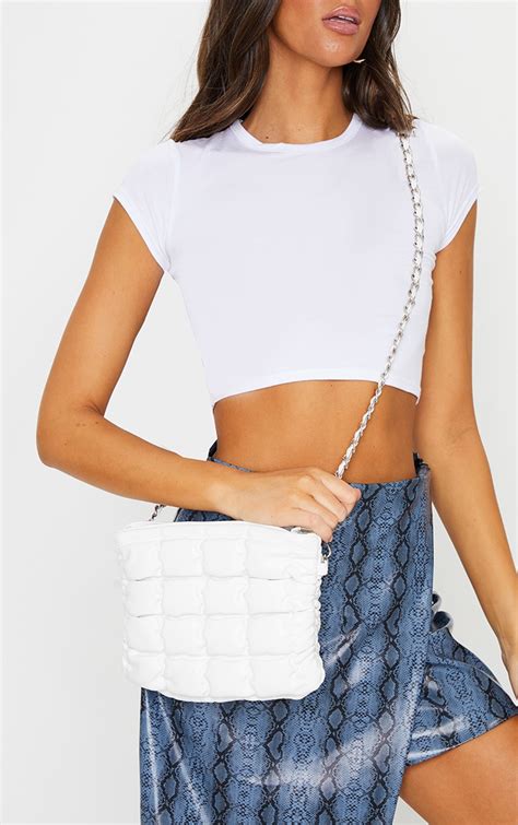 White Quilted Cross Body Bag | Accessories | PrettyLittleThing USA