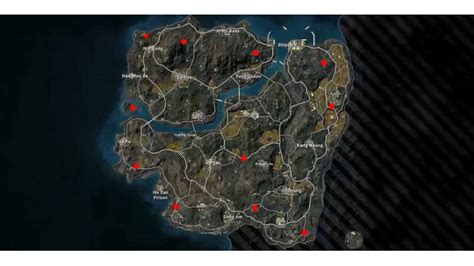 PLAYERUNKNOWN'S BATTLEGROUNDS TAEGO SECRET ROOMS : LOCATIONS