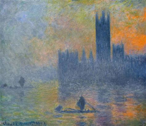 Houses of Parliament, Fog Effect, 1903 - Claude Monet - WikiArt.org