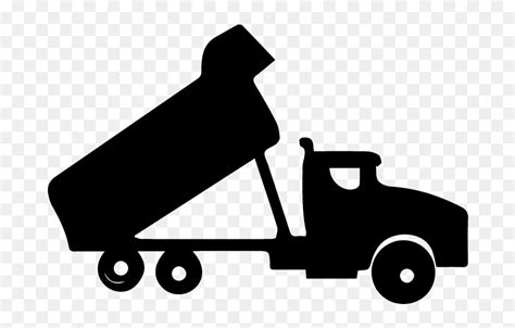 Asphalt Clipart Asphalt Truck - Dump Truck Silhouette Clipart, HD Png ...