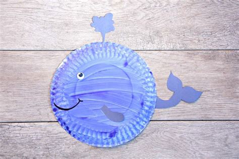 Whale paper plate craft | Whale crafts, Summer crafts, Summer crafts for kids