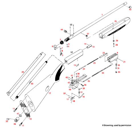 Browning® Semi-Auto 22 Schematic - Brownells UK