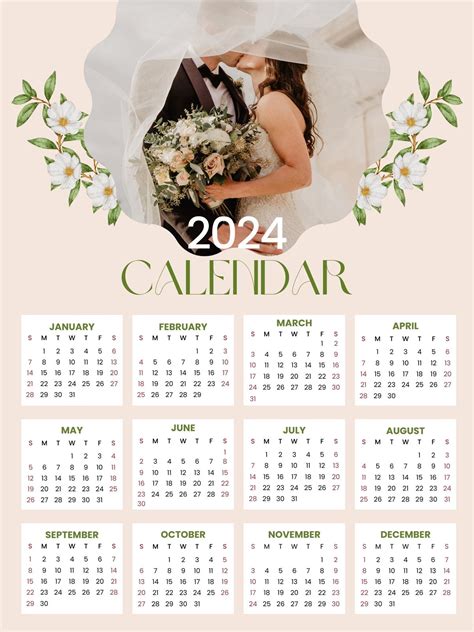 Personalized Photo Calendar 2024 Online Pdf - Feb 2024 Calendar With ...