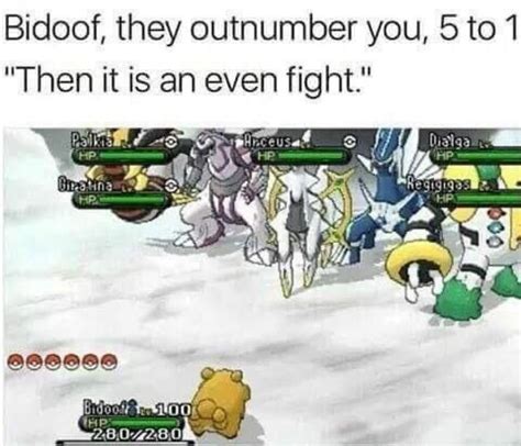 Nothing can stop Bidoof. Not even god himself : r/thechurchofBIDOOF