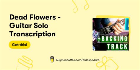 Dead Flowers - Guitar Solo Transcription - Buymeacoffee