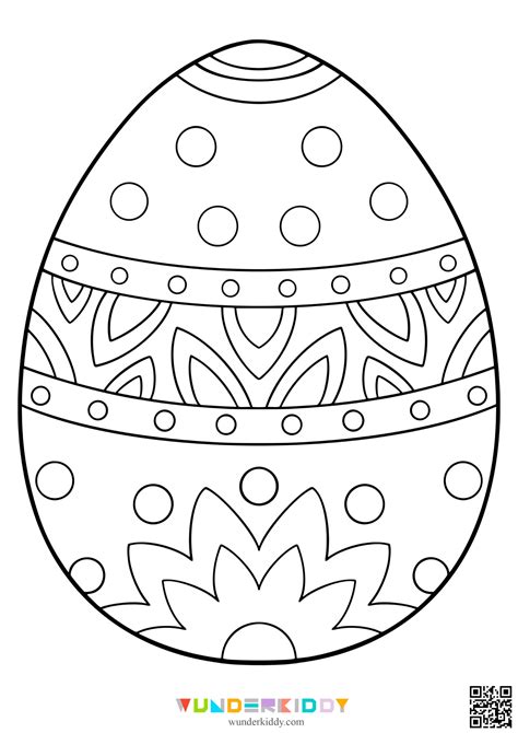 Printable Easter Egg Template and Colouring Page PDF | Pascua para ...