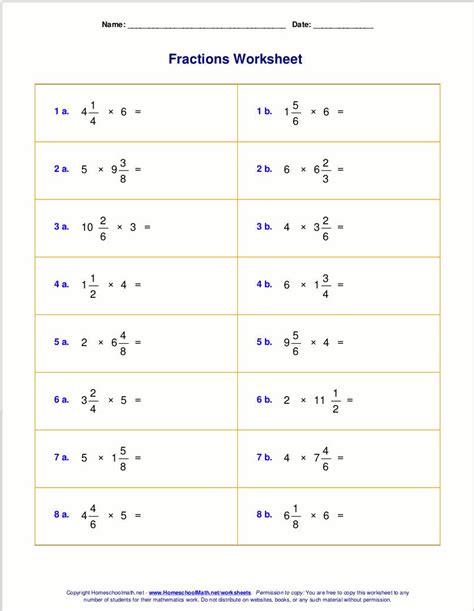 Multiplying Square Roots Worksheet