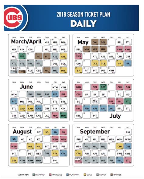 Cubs 2021 Printable Schedule - Printable Schedule