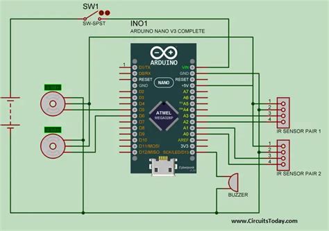 Automatic Gate Control Circuit Diagram