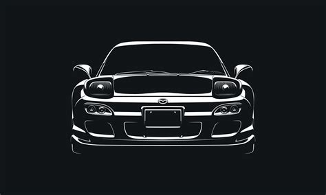 Mazda RX7 Svg Clipart Vector Clip Art Graphics Image Cut for - Etsy New ...