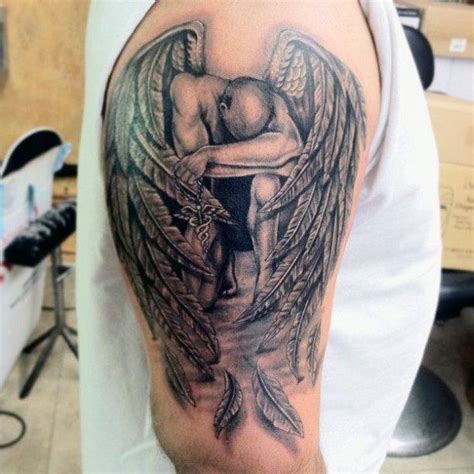 Male Fallen Angel Tattoo