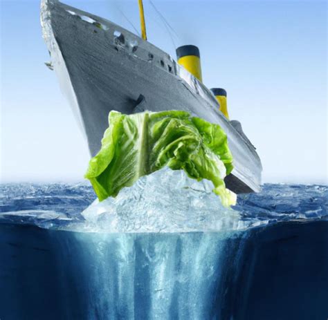 Salad shipments to UK sunk as cargo ship hits iceberg | Suffolk Gazette