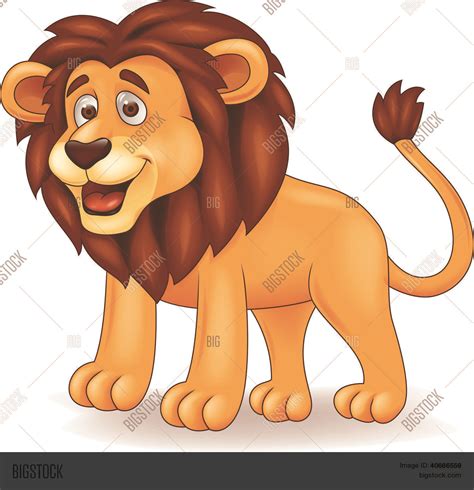 Lion Cartoon Vector & Photo (Free Trial) | Bigstock