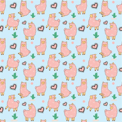 Llama Seamless Pattern Design 4725159 Vector Art at Vecteezy