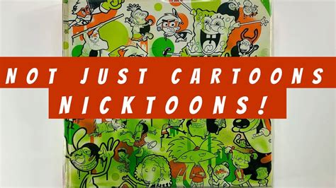 Nicktoons! Not Just Cartoons (flip through) Artbook - YouTube