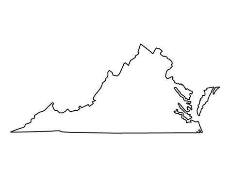 Virginia Outline Vector at GetDrawings | Free download