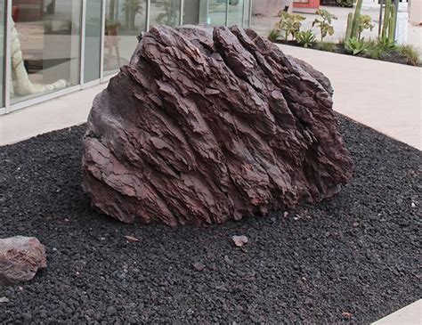 Black Lava Landscape Boulder | Large Rock, D.G. & Gravel Seller Black Rock Landscaping, Spring ...