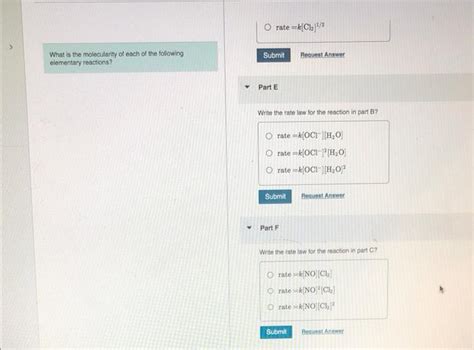 Solved What is the molecularity of each of the following | Chegg.com